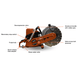 Echo CSG - 7410 Cut - Off - Saws 73.5cc Professional Grade - SLE Equipment - 3