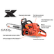 Echo CS - 620P - X Series 24" Chainsaw 59.8cc 2 Stroke Engine - SLE Equipment - 2