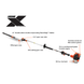 Echo HCA - 2620 X Series 59" Articulating Shafted Hedge Trimmer 25.4cc - SLE Equipment - 2