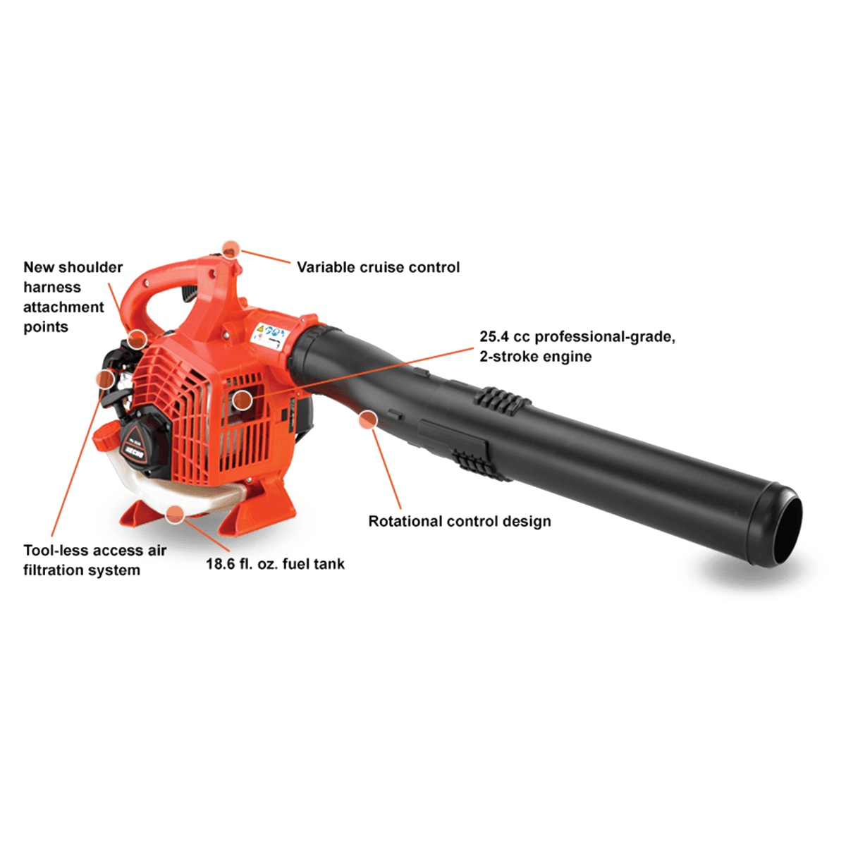 Echo PB - 2520 Handheld Leaf Blower, 25.4cc 2 - Stroke Engine - SLE Equipment - 2
