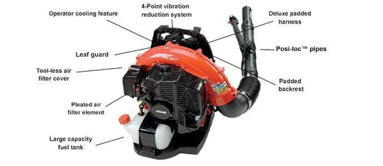 Echo PB - 580T Backpack Leaf Blower Tube Mount 58.2cc - SLE Equipment - 2