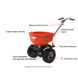 Echo RB-85W Winter Salt Spreader 85lb Hopper, General View