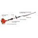 Echo SHC - 225 - 33" Shafted Gas Powered Hedge Trimmer 21.2cc Engine - SLE Equipment - 2