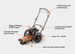 Echo WT-1610SP Self-Propelled Wheeled Trimmer 163cc Briggs, Specific View. 