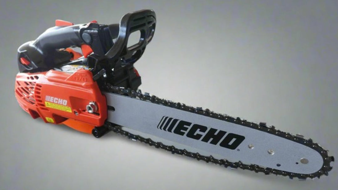 Echo X Series CS-2511T-12 Gas Chainsaw 25cc With 12" Bar, Front View. 