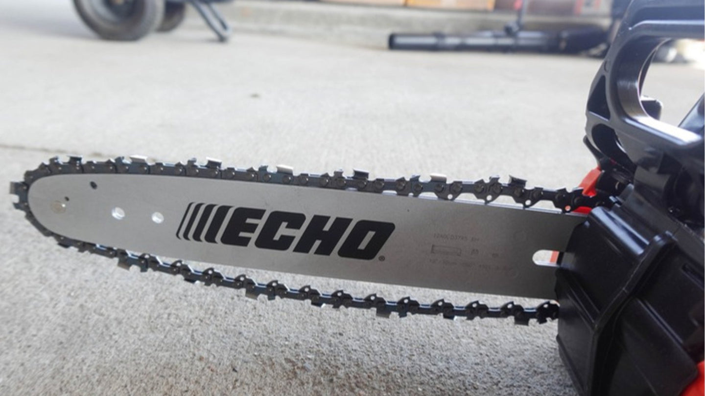 Echo X Series CS-2511T-12 Gas Chainsaw 25cc With 12" Bar, Cut View. 