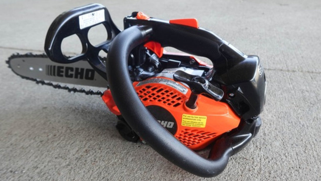 Echo X Series CS-2511T-12 Gas Chainsaw 25cc With 12" Bar, Other Side View. 