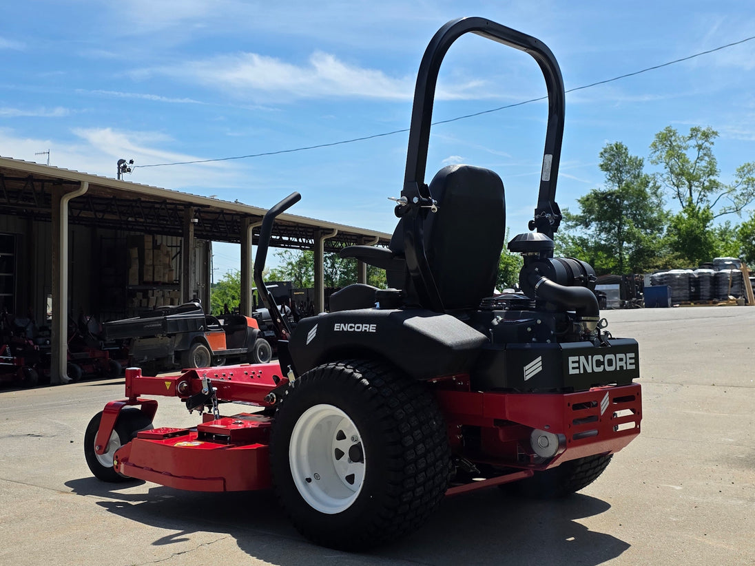 Encore Caliber EC60FX850V5X Zero Turn Mower 60" 27HP KAW Back left angle picture 