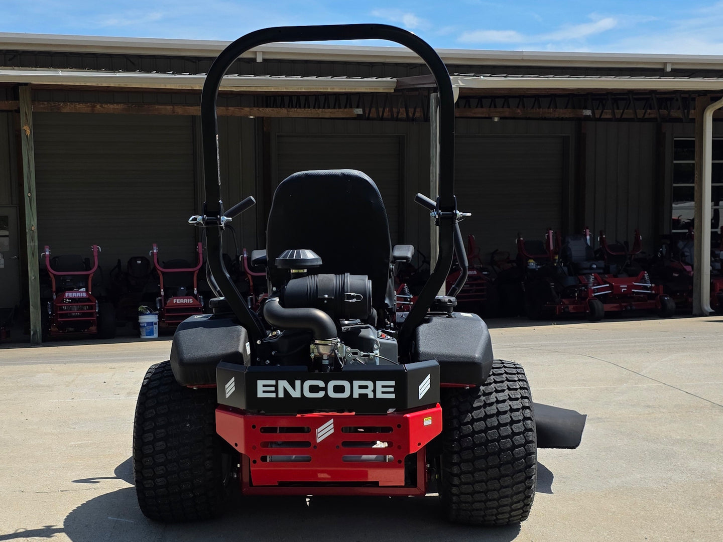 Encore Caliber EC60FX850V5X Zero Turn Mower 60" 27HP KAW Back side picture 