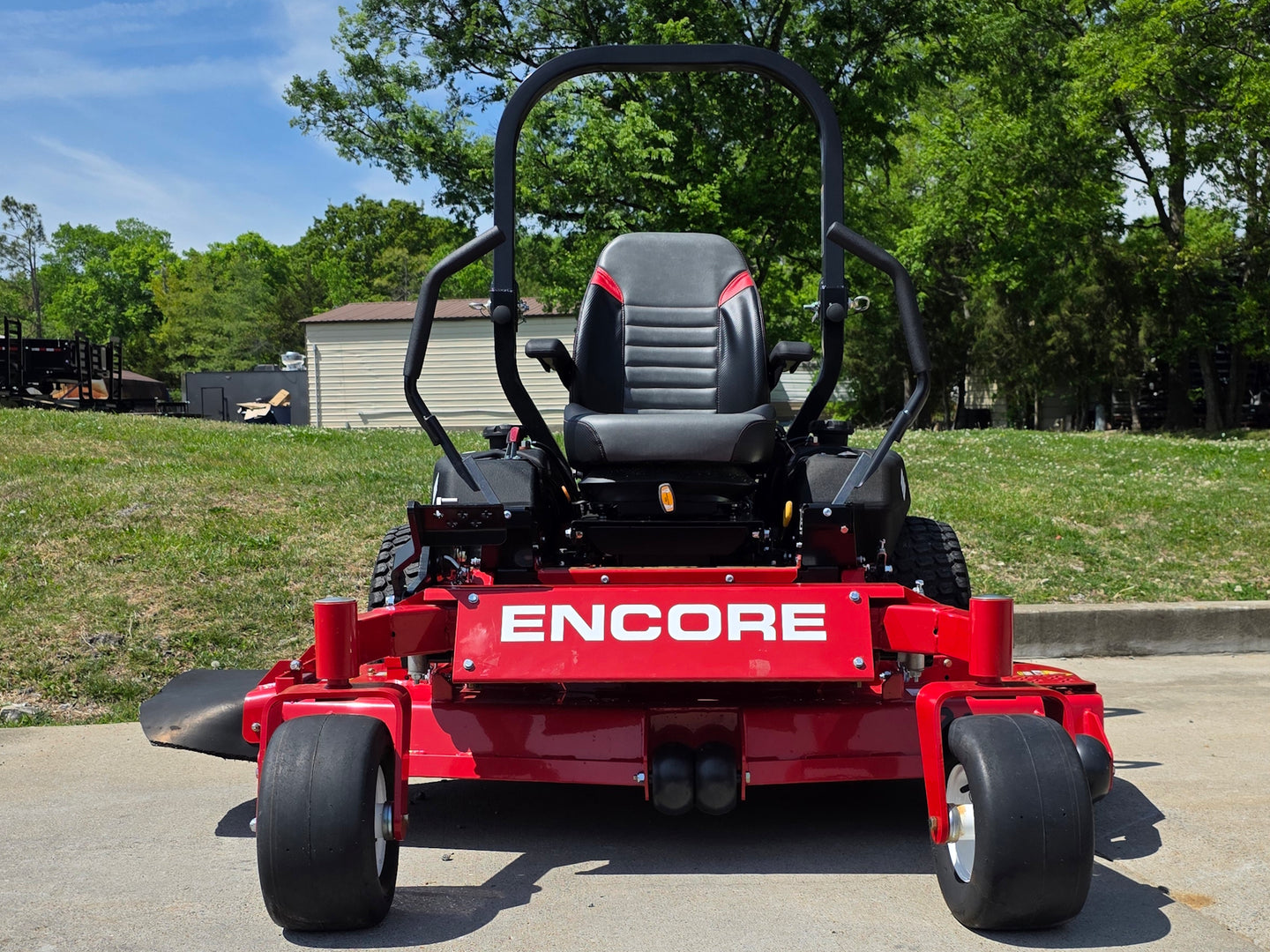 Encore Caliber EC60FX850V5X Zero Turn Mower 60" 27HP KAW Front side picture 
