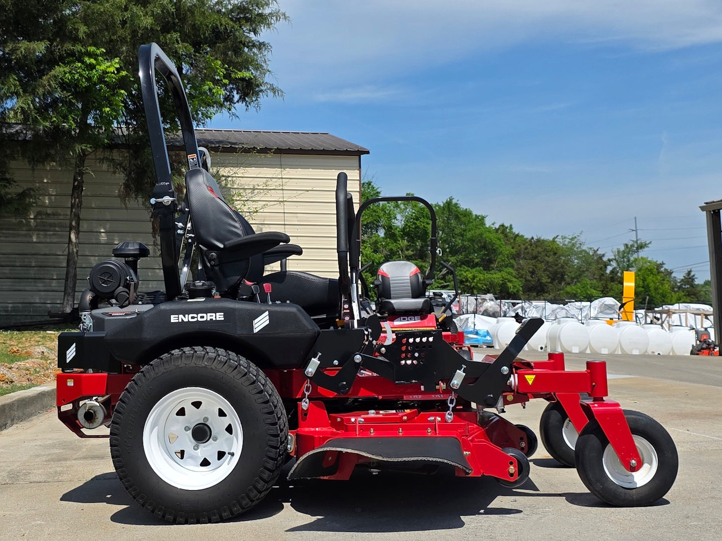 Encore Caliber EC60FX850V5X Zero Turn Mower 60" 27HP KAW Left side picture 