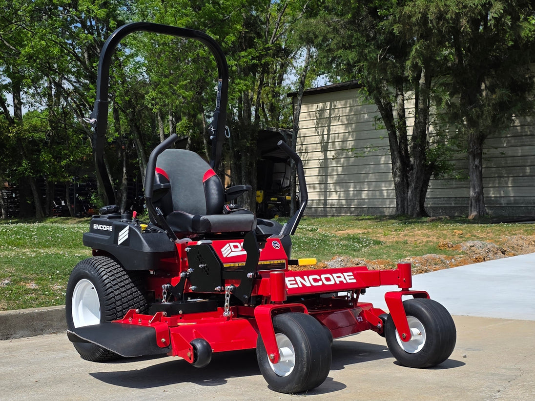 Encore EE52FR691V32 Edge 52" Deck Zero Turn Mower 23HP Kawasaki Front left angle picture 