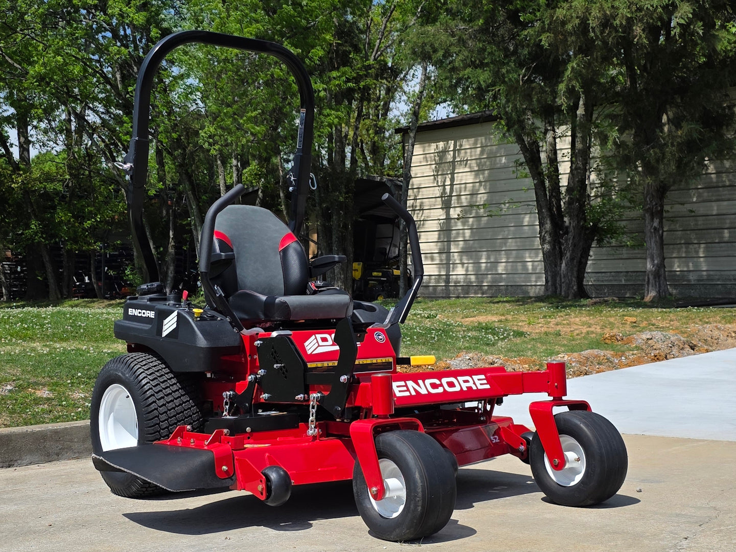 Encore EE52FR691V32 Edge 52" Deck Zero Turn Mower 23HP Kawasaki Front left angle picture 