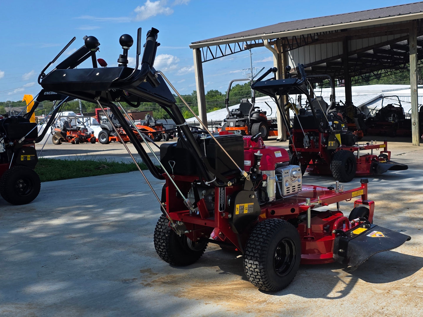Encore EW32HE11 32" Commercial Walk Behind Mower 10.7HP Honda Back right angle picture 