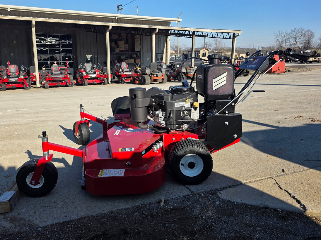 Encore EW48FS481V Belt Drive 48" Walk Behind Mower 14.5HP Kawasaki left side view picture 