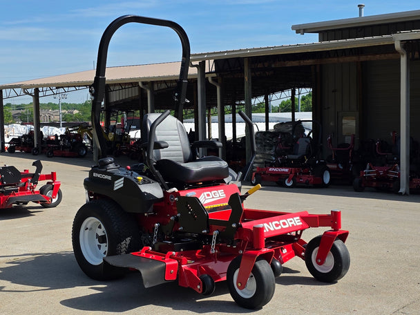 Encore Edge 48" Deck Zero Turn Mower 23 HP Kawasaki Front right-angle picture 