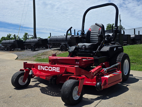 Encore Prowler EP72BSV37EV5 72" Commercial Zero Turn Mower 37HP Briggs EFI Front right angle picture 
