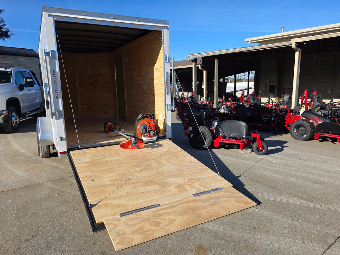 Ferris 5901891 FW45 52" Walk Behind Mower Encl Trailer Handheld Bundle rear view picture 