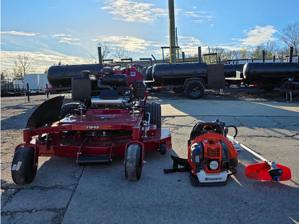 Ferris 5901891 FW45 52" Walk Behind Mower Handhelds Bundle front view picture