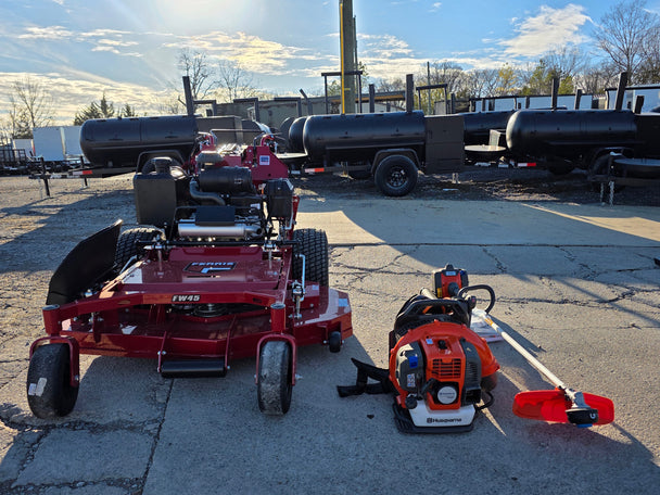 Ferris 5901891 FW45 52" Walk Behind Mower Handhelds Bundle front top view picture 