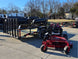 Ferris 5901891 FW45 52" Walk Behind Mower Util Trailer Bundle left angled view picture 