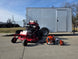 Ferris 5901940 SRSZ1 48" Stand-On Mower 6x12 Enclosed Trailer Handheld Package front low view picture 