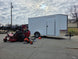 Ferris 5902064 ISX3300 60" Zero Turn Mower Encl Trailer Handhelds Bundle front right angled view picture 