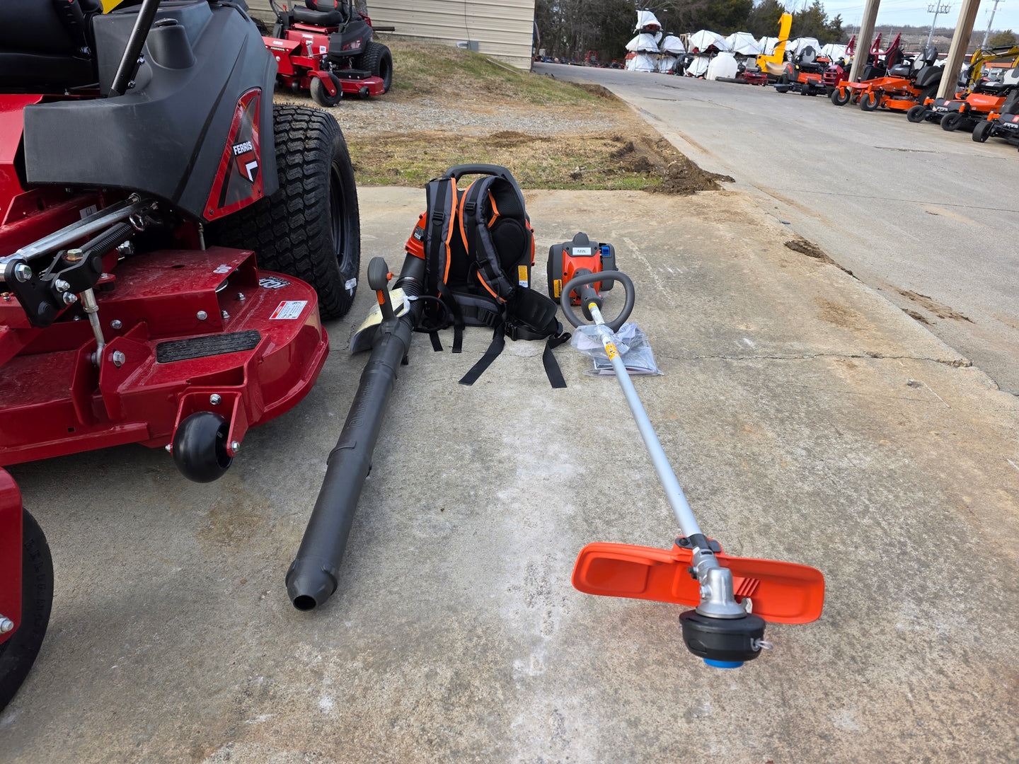 Ferris 5902064 ISX3300 60" Zero Turn Mower Handhelds Bundle (Instant Rebate Included) front hand held view picture 