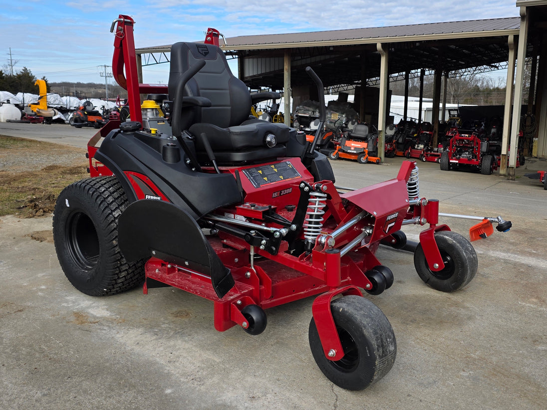 Ferris 5902064 ISX3300 60" Zero Turn Mower Handhelds Bundle (Instant Rebate Included) front left angled view picture 