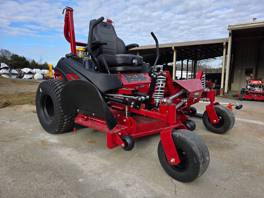 Ferris 5902064 ISX3300 60" Zero Turn Mower Handhelds Bundle (Instant Rebate Included) front left angled picture low