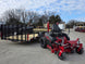 Ferris 5902064 ISX3300 60" Zero Turn Mower Util Trailer Bundle back view picture with ramp up