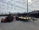 Ferris 5902064 ISX3300 60" Zero Turn Mower Util Trailer Bundle front right angled view picture 
