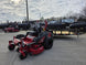 Ferris 5902064 ISX3300 60" Zero Turn Mower Util Trailer Bundle front straight view picture with ramp up 