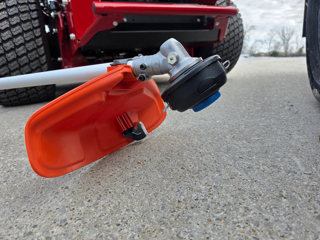 Ferris 5902064 ISX3300 60" Zero Turn Mower Utility Trailer Handheld Bundle trimmer head view picture 