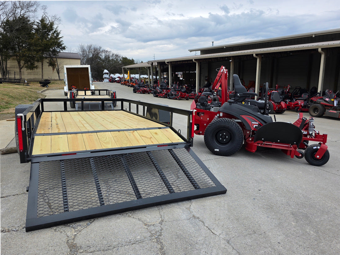 Ferris 5902065 ISX3300 60" Zero Turn Mower Util Trailer Bundle (Instant Rebate Included)back view picture
