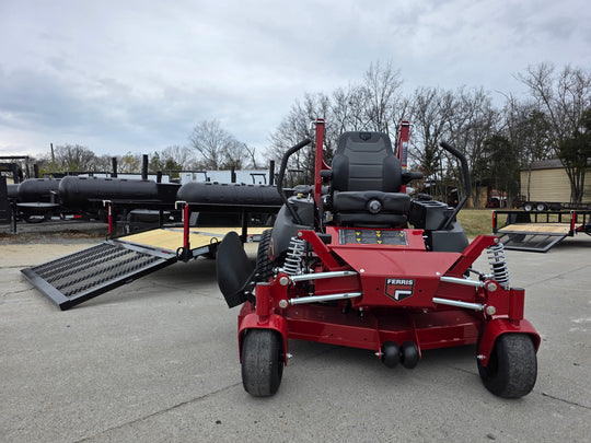 Ferris 5902065 ISX3300 60" Zero Turn Mower Util Trailer Bundle (Instant Rebate Included) front mower view picture 