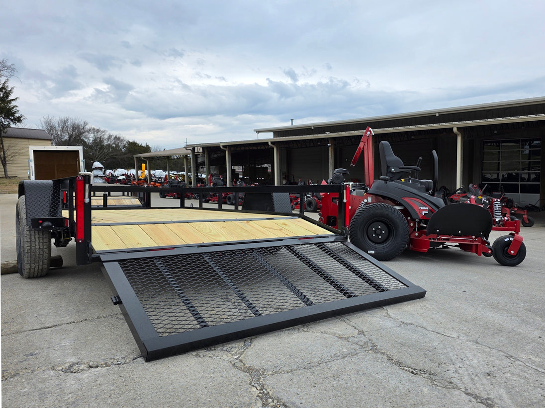 Ferris 5902065 ISX3300 60" Zero Turn Mower Util Trailer Bundle (Instant Rebate Included) left side view picture 