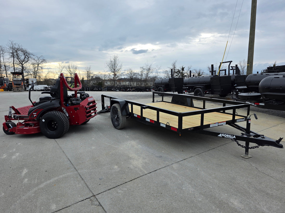 Ferris 5902065 ISX3300 60" Zero Turn Mower Util Trailer Bundle (Instant Rebate Included) right side view picture 
