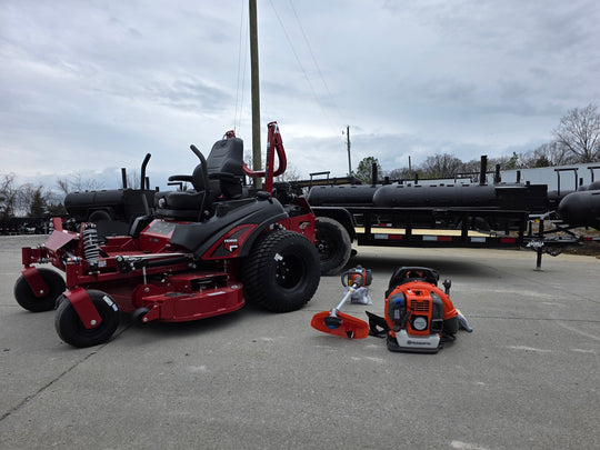 Ferris 5902065 ISX3300 60" Zero Turn Mower Util Trailer Handhelds Bundle (Instant Rebate Included) front view picture 