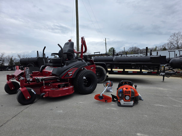 Ferris 5902065 ISX3300 60" Zero Turn Mower Util Trailer Handhelds Bundle (Instant Rebate Included) front view picture 