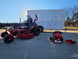 Ferris 5902075 60" ISX800 Zero Turn Mower Encl Trailer Handhelds Bundle straight lower view picture 