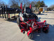 Ferris 5902075 60" ISX800 Zero Turn Mower Util Trailer Bundle close up mower left picture 