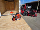 Ferris 5902078 ISX2200 60" Zero Turn Mower Encl Trailer Handhelds Bundle angled and held view picture 