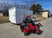 Ferris 5902078 ISX2200 60" Zero Turn Mower Encl Trailer Handhelds Bundle front left angled view picture 