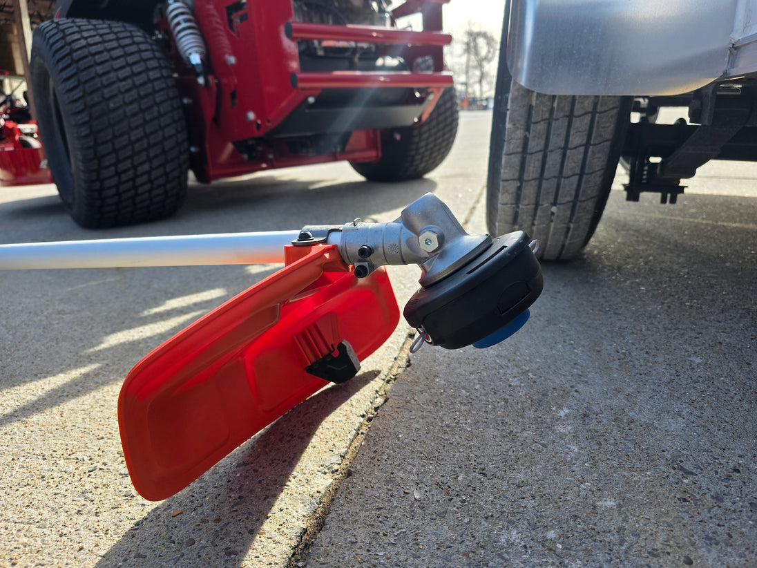 Ferris 5902078 ISX2200 60" Zero Turn Mower Encl Trailer Handhelds Bundle top trimmer head view picture 