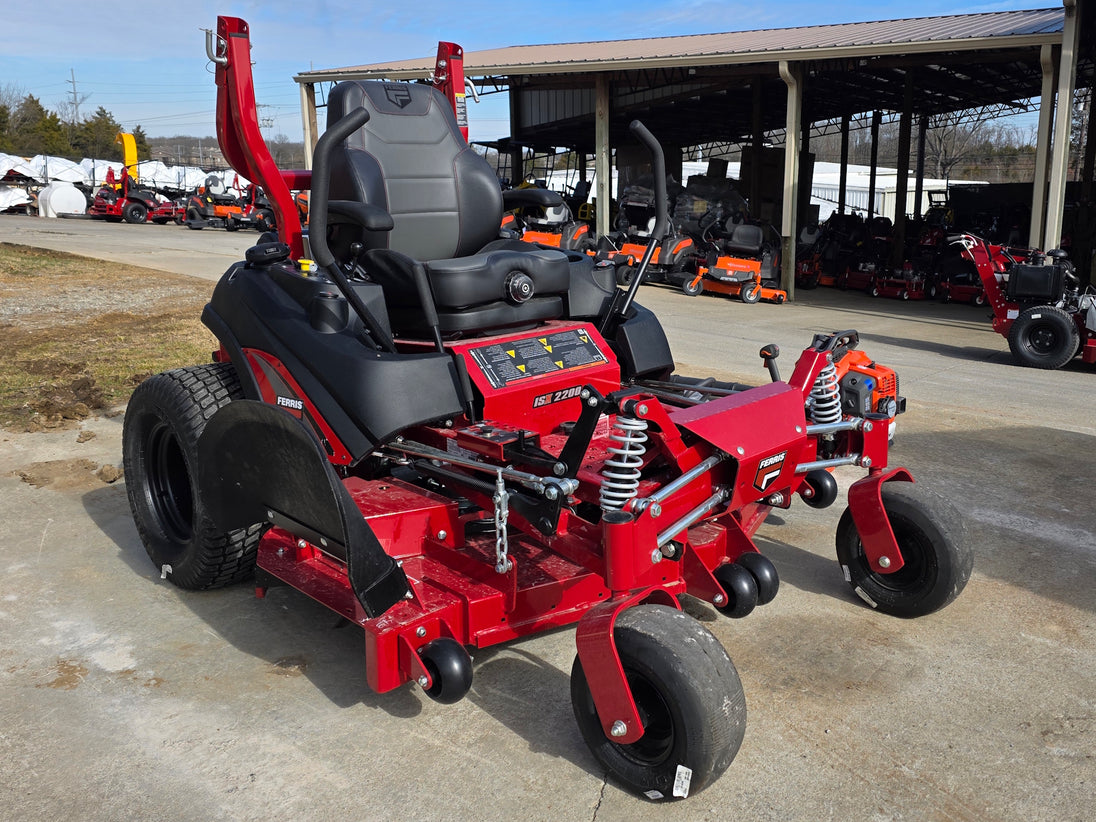 Ferris 5902078 ISX2200 60" Zero Turn Mower Handhelds Bundle (Instant Rebate Included) front left angled view picture 