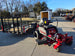 Ferris 5902101 500S 48" Zero Turn Mower Util Trailer Bundle front left angled view picture 