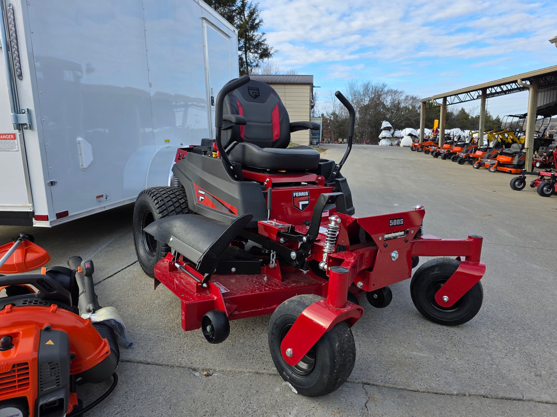 Ferris 5902103 61" 500S Zero Turn Mower Encl Trailer Handheld Package left mower view picture 