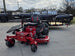 Ferris 5902103 61" 500S Zero Turn Mower Util Trailer Package front view picture with ramp down 