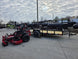 Ferris 5902103 61" 500S Zero Turn Mower Util Trailer Packagefront right angled view picture with ramp down 